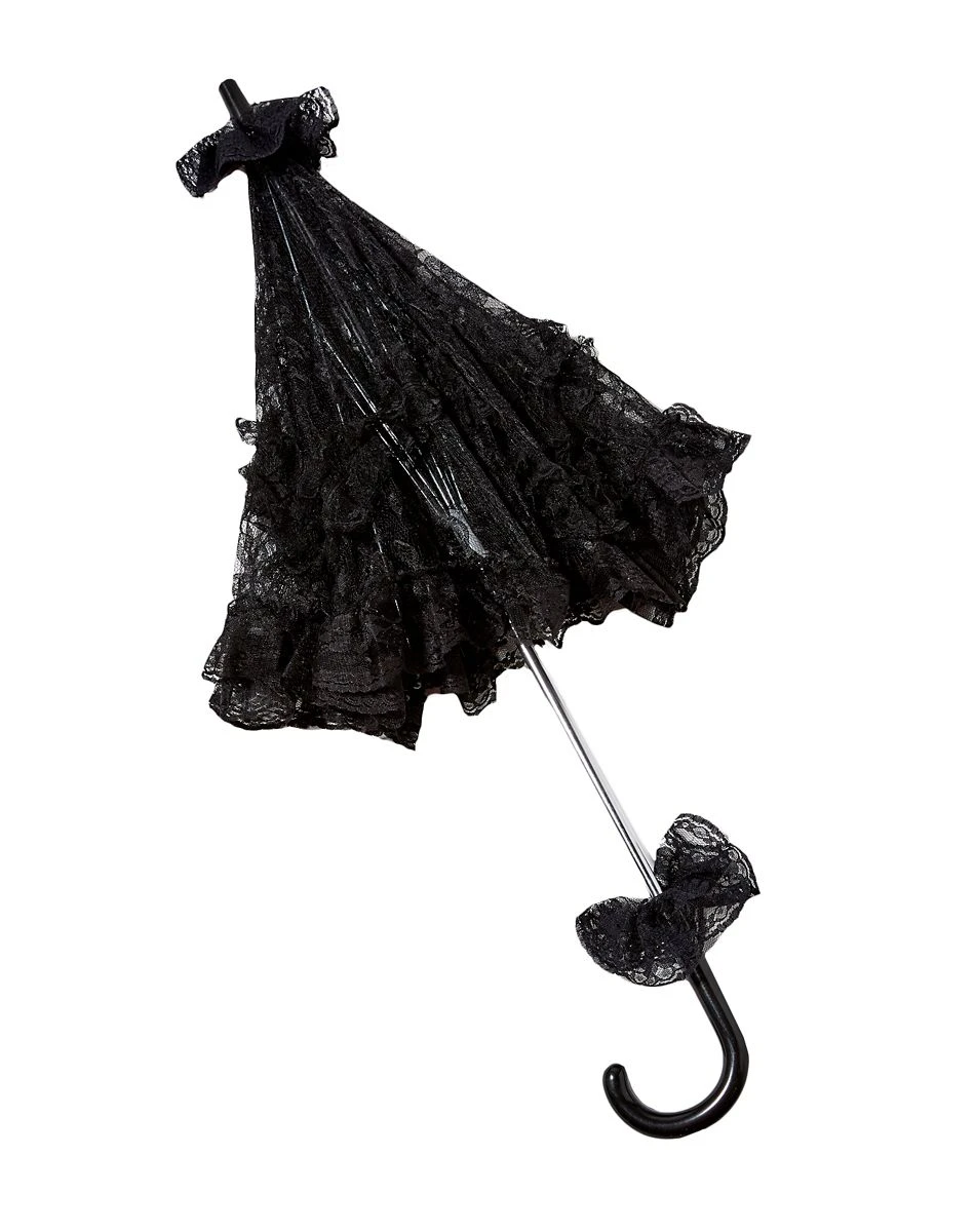 Spirit Halloween Vampire Lace Umbrella 5 Spirit Halloween Vampire Lace Umbrella - Image 3