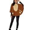 Spirit Halloween Adult Faux Fur Deer Poncho -HALLOWEEN COSTUMES Sales 01358878 a