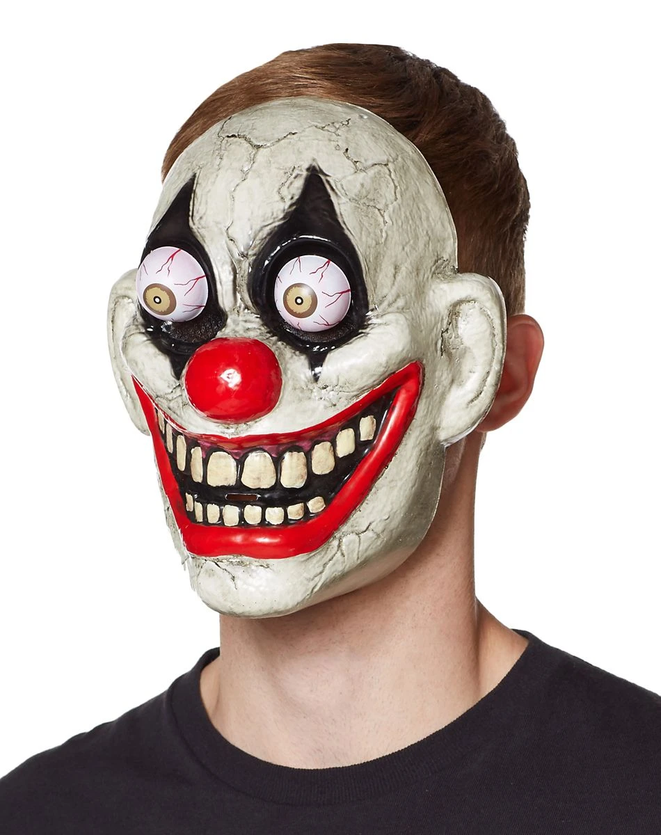 Spirit Halloween Googly Eye Clown Half Mask 4 Spirit Halloween Googly Eye Clown Half Mask - Image 2