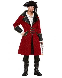 Spirit Halloween Red Pirate Jacket