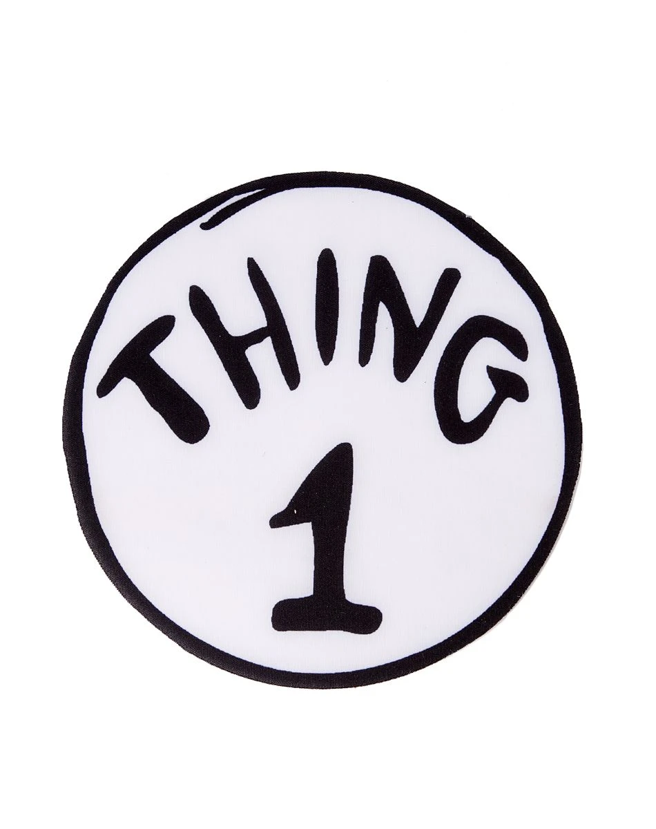 Spirit Halloween Adult Thing 1 and Thing 2 Romper Costume - Dr. Seuss 8 Spirit Halloween Adult Thing 1 and Thing 2 Romper Costume - Dr. Seuss - Image 6