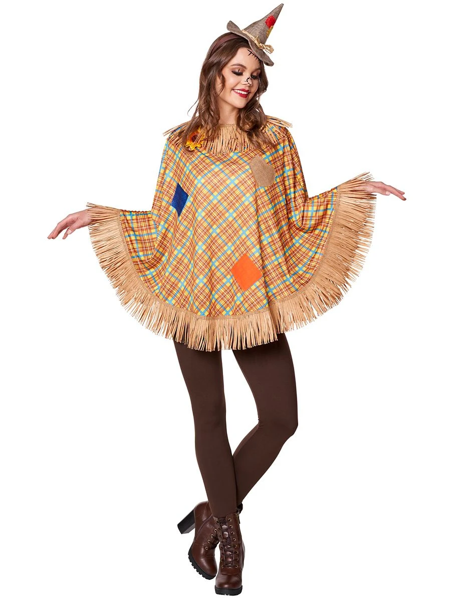 Spirit Halloween Adult Scarecrow Poncho 3 Spirit Halloween Adult Scarecrow Poncho