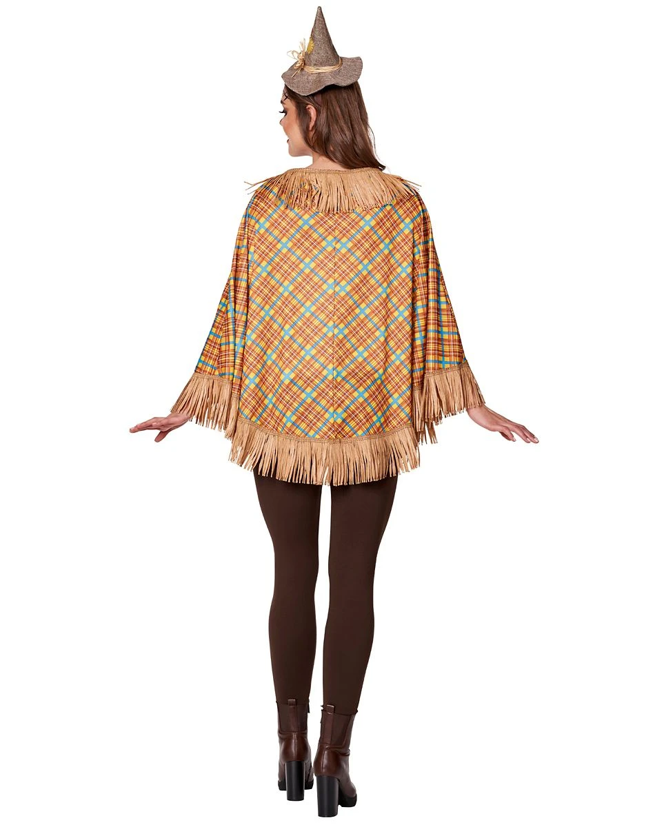 Spirit Halloween Adult Scarecrow Poncho 4 Spirit Halloween Adult Scarecrow Poncho - Image 2