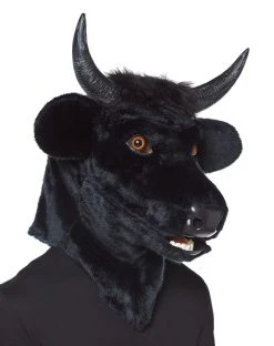 Spirit Halloween Moving Mouth Bull Full Mask -HALLOWEEN COSTUMES Sales 01361500 c