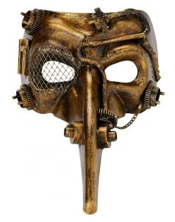 Spirit Halloween Steampunk Plague Doctor Half Mask