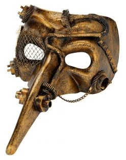 Spirit Halloween Steampunk Plague Doctor Half Mask -HALLOWEEN COSTUMES Sales 01361815 c