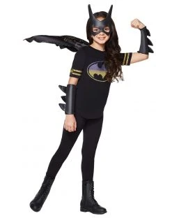 Spirit Halloween Kids Caped Batgirl T Shirt - DC Comics -HALLOWEEN COSTUMES Sales 01364975 d