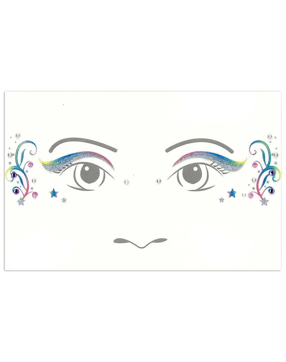 Spirit Halloween Kids Unicorn Face Decal 3 Spirit Halloween Kids Unicorn Face Decal