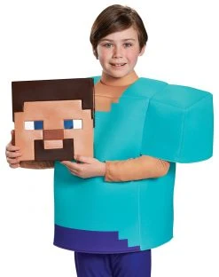 Spirit Halloween Kids Steve Costume - Minecraft -HALLOWEEN COSTUMES Sales 01369008 c