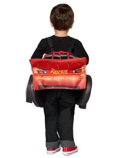 Spirit Halloween Toddler Lightning McQueen 3D Car Ride-Along Costume - Cars -HALLOWEEN COSTUMES Sales 01369461 d