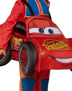 Spirit Halloween Toddler Lightning McQueen 3D Car Ride-Along Costume - Cars -HALLOWEEN COSTUMES Sales 01369461 e