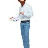 Spirit Halloween Adult Bob Ross Costume - Firefly -HALLOWEEN COSTUMES Sales 01369651 a