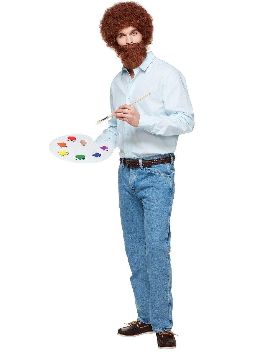 Spirit Halloween Adult Bob Ross Costume - Firefly 3 Spirit Halloween Adult Bob Ross Costume - Firefly