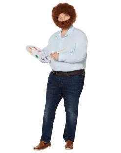 Spirit Halloween Adult Bob Ross Costume - Firefly 8 Spirit Halloween Adult Bob Ross Costume - Firefly -HALLOWEEN COSTUMES Sales 01369651 c
