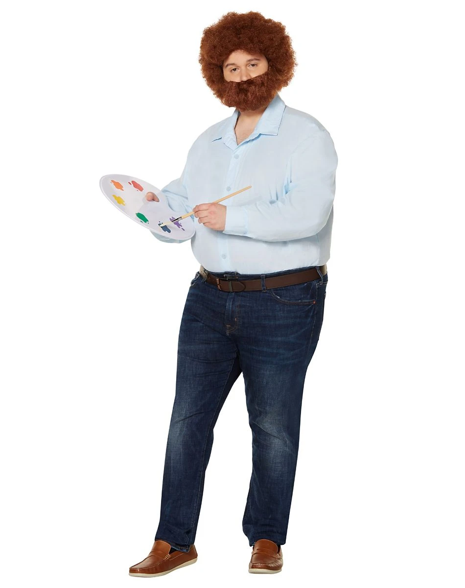Spirit Halloween Adult Bob Ross Costume - Firefly 5 Spirit Halloween Adult Bob Ross Costume - Firefly - Image 3