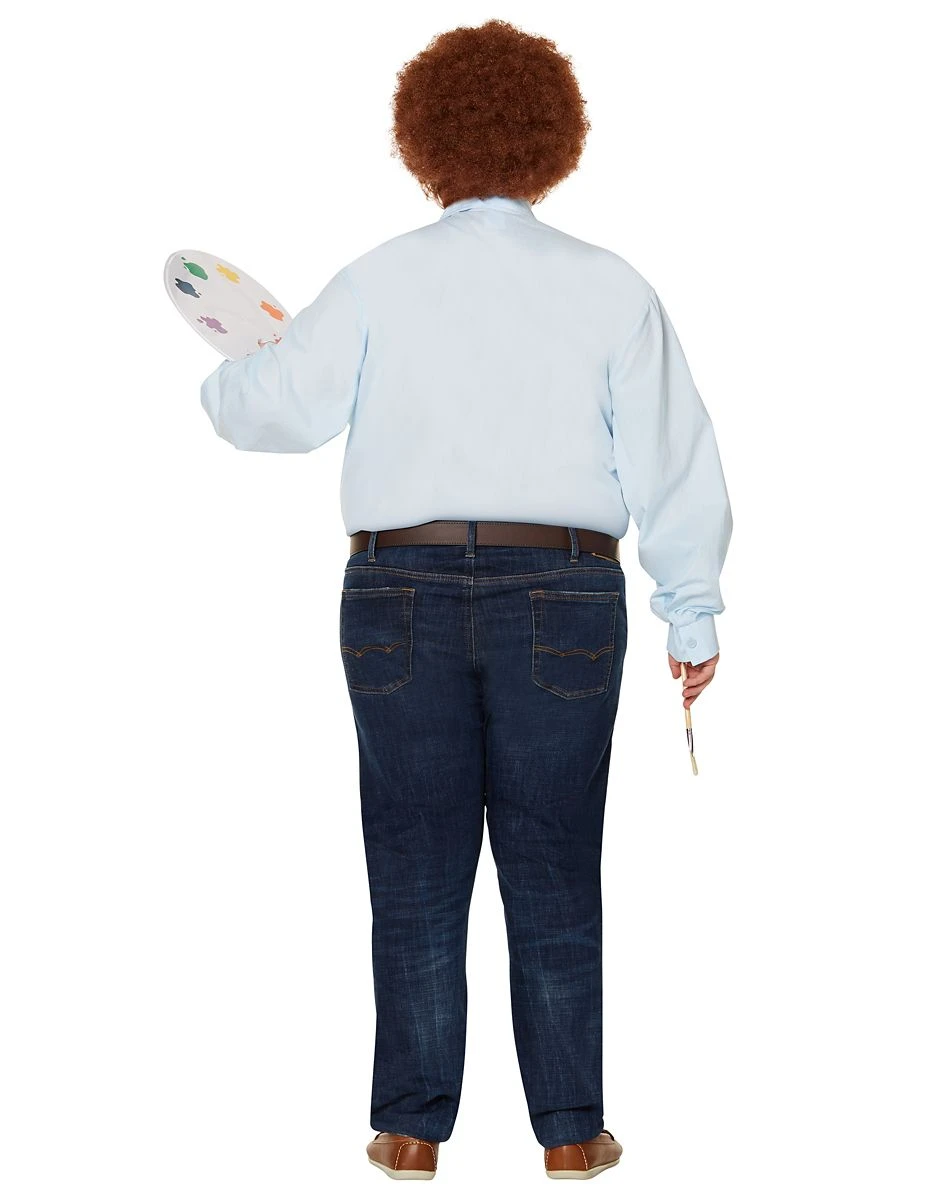 Spirit Halloween Adult Bob Ross Costume - Firefly 6 Spirit Halloween Adult Bob Ross Costume - Firefly - Image 4