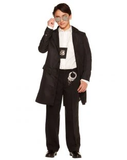 Spirit Halloween Kids Long Black Jacket