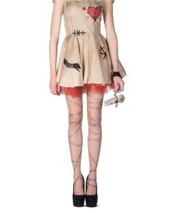 Spirit Halloween Voodoo Tights