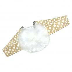 Spirit Halloween Faux Fur Pom Deer Choker Necklace