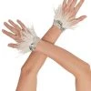 Spirit Halloween White Faux Feather Angel Gloves 2 Spirit Halloween White Faux Feather Angel Gloves -HALLOWEEN COSTUMES Sales 01375658 a