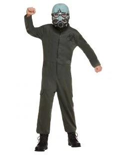 Spirit Halloween Kids Light-Up Biohazard One Piece Costume