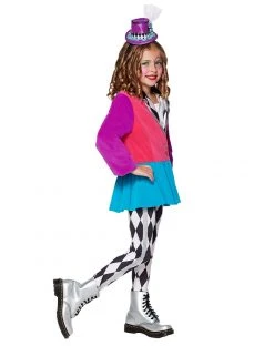 Spirit Halloween Kid's Mad Hatter Jacket -HALLOWEEN COSTUMES Sales 01378082 c