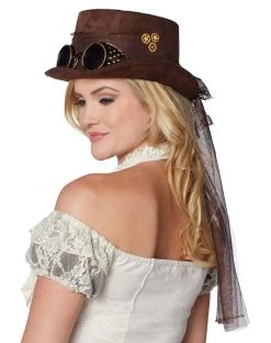 Spirit Halloween Steampunk Top Hat -HALLOWEEN COSTUMES Sales 01378215 e