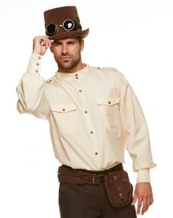 Spirit Halloween Steampunk Button Down Shirt