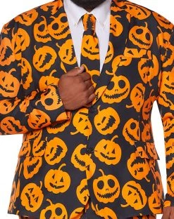 Spirit Halloween Adult Jack-O-Lantern Plus Size Suit 6 Spirit Halloween Adult Jack-O-Lantern Plus Size Suit -HALLOWEEN COSTUMES Sales 01381524 b