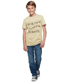 Spirit Halloween Kids Stranger Things Alphabet Wall T Shirt - Stranger Things 12 Spirit Halloween Kids Stranger Things Alphabet Wall T Shirt - Stranger Things -HALLOWEEN COSTUMES Sales 01381797 e