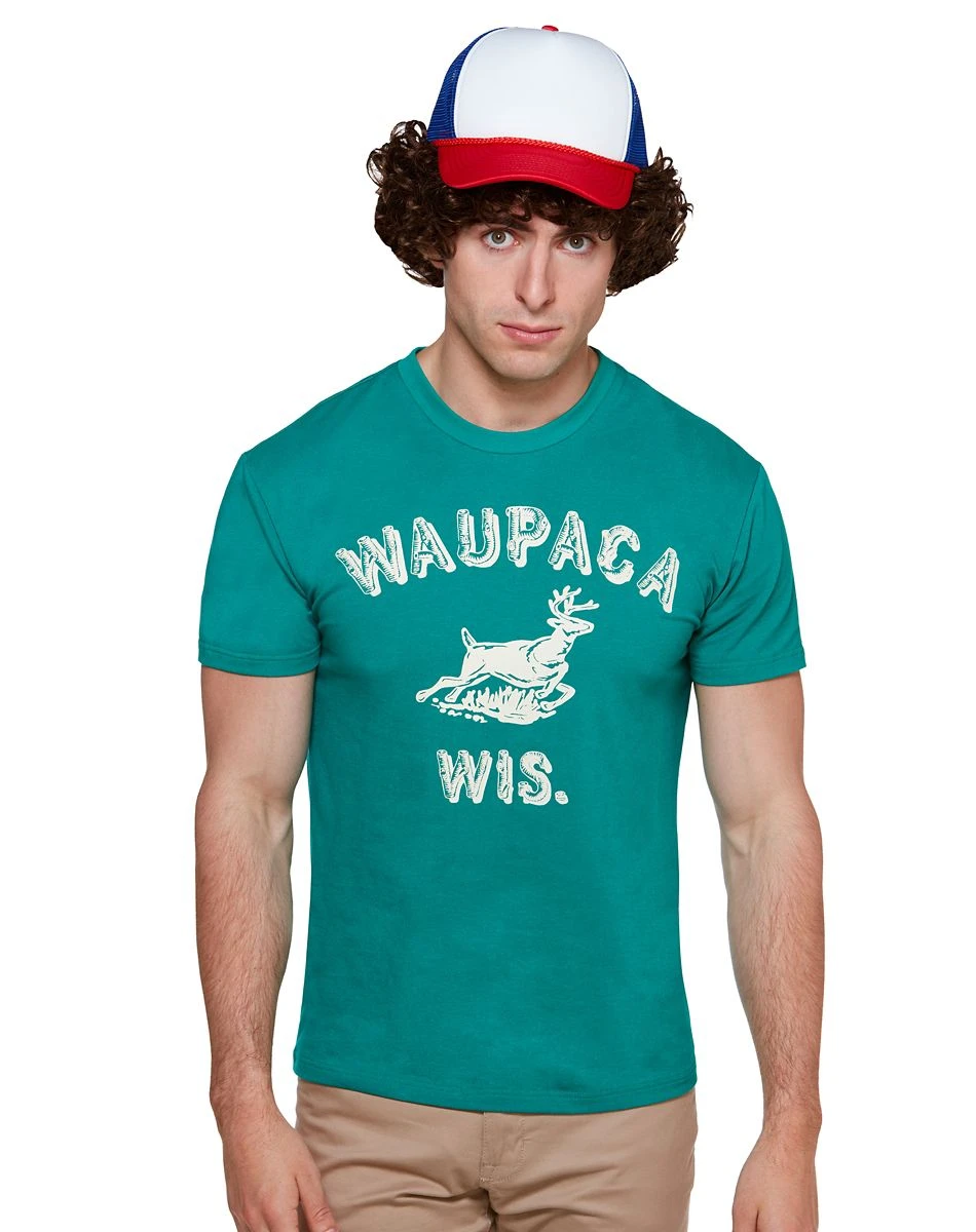 Spirit Halloween Adult Dustin Henderson T Shirt - Stranger Things 3 Spirit Halloween Adult Dustin Henderson T Shirt - Stranger Things