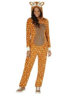 Spirit Halloween Adult Deer Union Suit