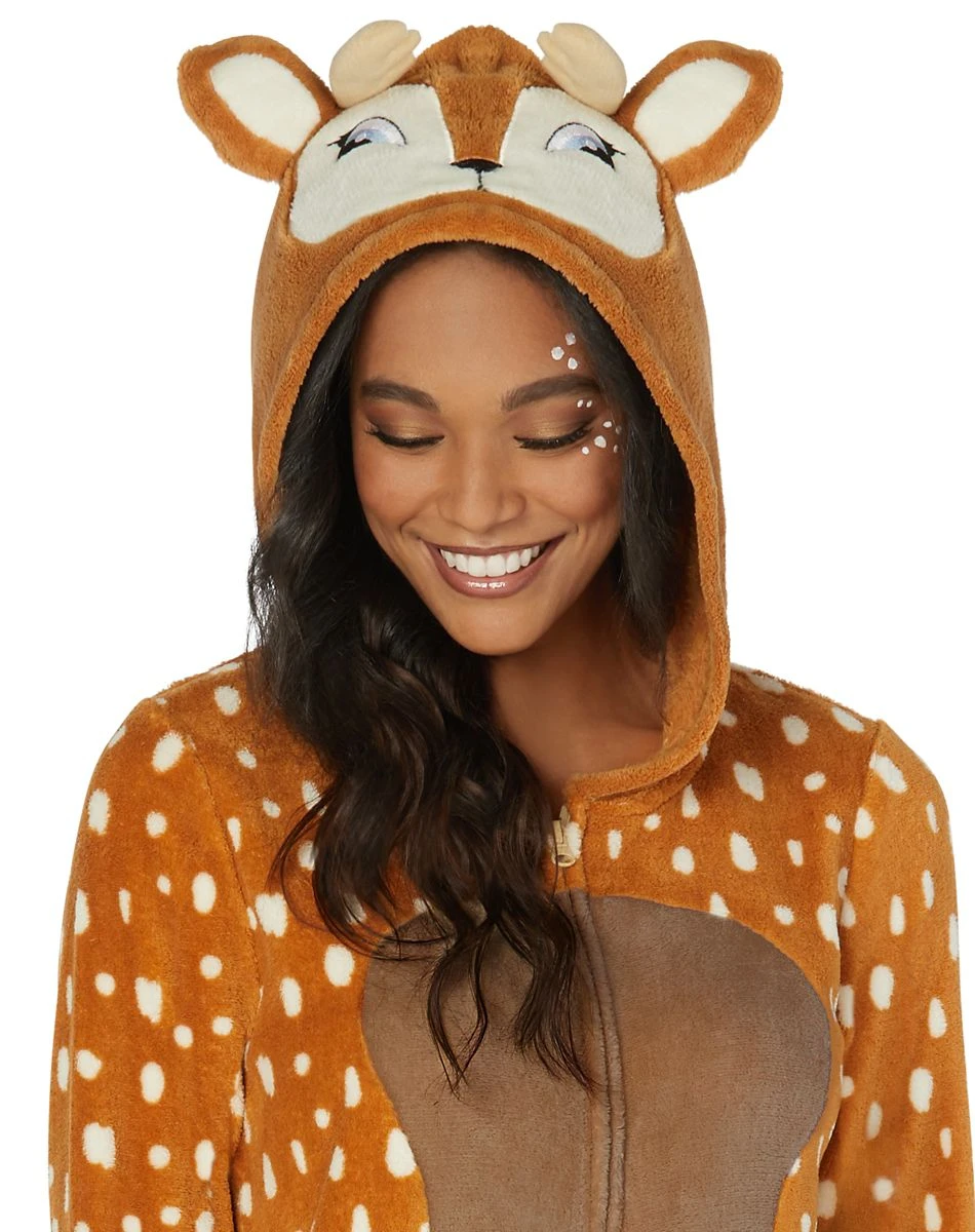 Spirit Halloween Adult Deer Union Suit 6 Spirit Halloween Adult Deer Union Suit - Image 4