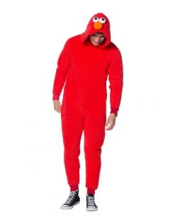 Spirit Halloween Adult Elmo Union Suit - Sesame Street