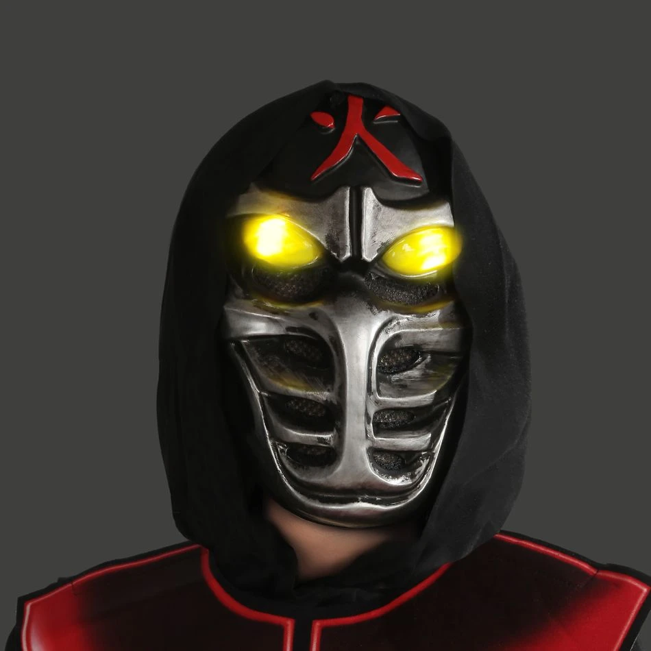 Spirit Halloween Kids Light Up Extreme Fire Ninja Costume 4 Spirit Halloween Kids Light Up Extreme Fire Ninja Costume - Image 2