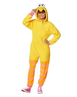 Spirit Halloween Adult Big Bird Union Suit - Sesame Street -HALLOWEEN COSTUMES Sales 01386192 c