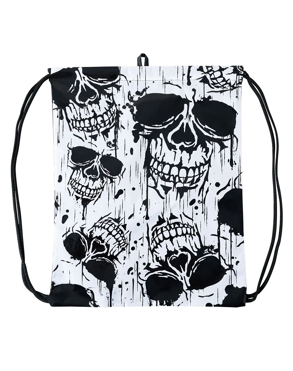 Spirit Halloween Realistic Skull Cinch Bag 3 Spirit Halloween Realistic Skull Cinch Bag