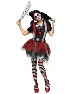 Spirit Halloween Adult Horror Clown Plus Size Costume