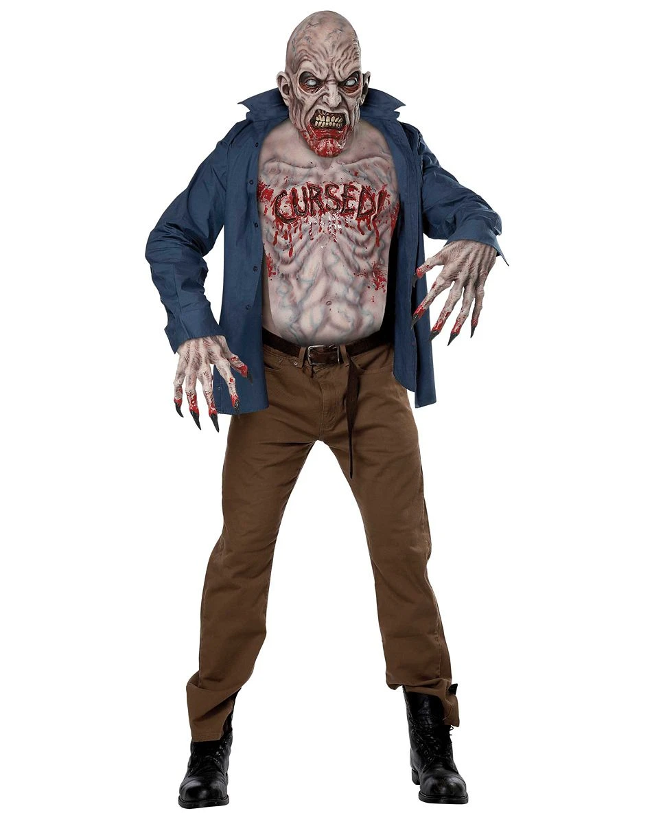 Spirit Halloween Cursed Zombie Costume Kit 3 Spirit Halloween Cursed Zombie Costume Kit