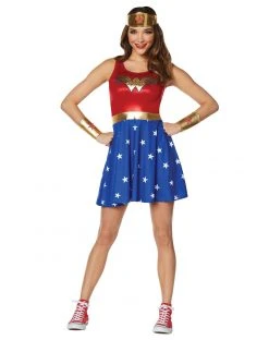 Spirit Halloween Wonder Woman Dress Kit - DC Comics