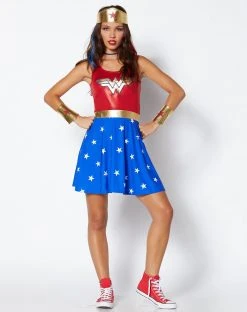 Spirit Halloween Wonder Woman Dress Kit - DC Comics 16 Spirit Halloween Wonder Woman Dress Kit - DC Comics -HALLOWEEN COSTUMES Sales 01391168 c