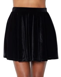 Spirit Halloween Velvet Skater Skirt