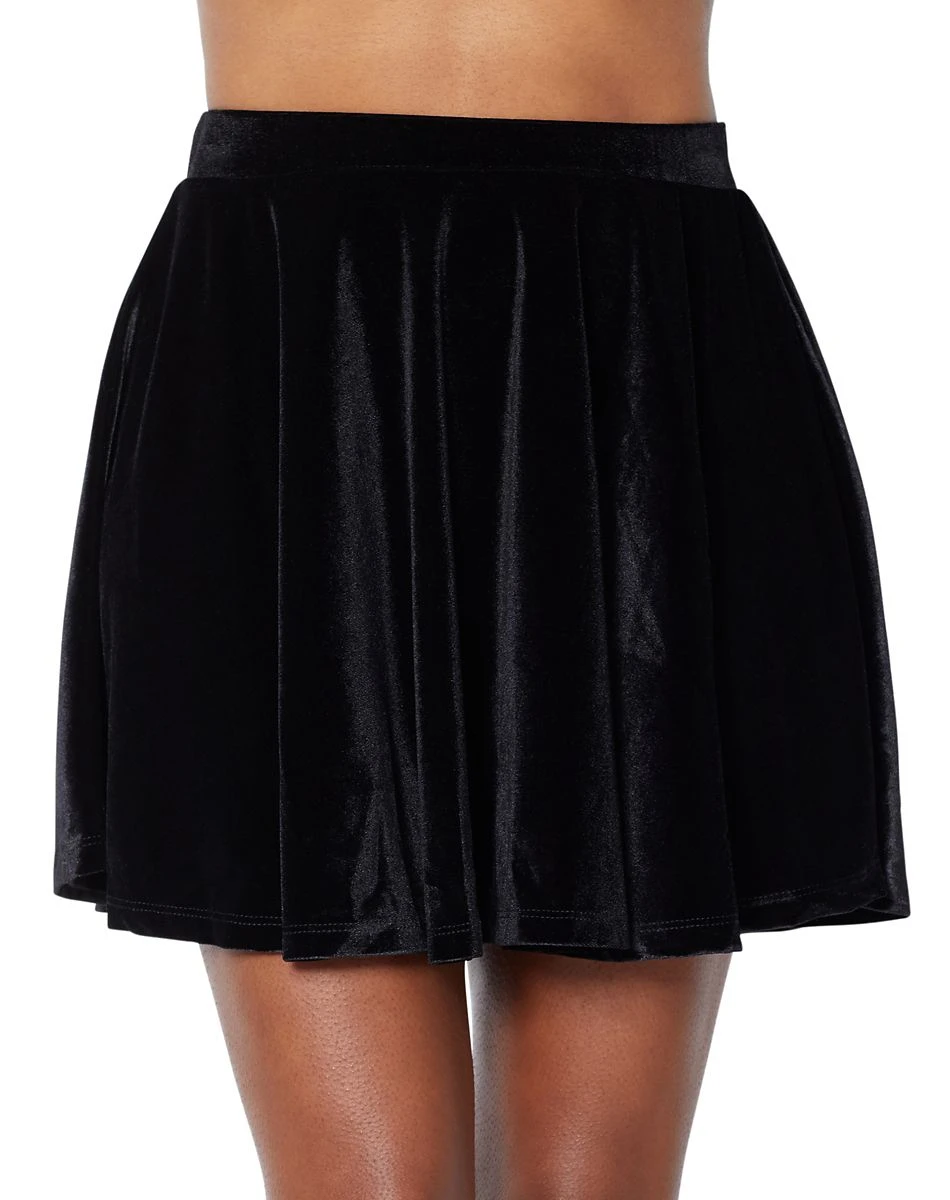 Spirit Halloween Velvet Skater Skirt 3 Spirit Halloween Velvet Skater Skirt