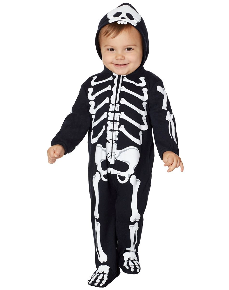 Spirit Halloween Toddler Skeleton Coveralls 3 Spirit Halloween Toddler Skeleton Coveralls