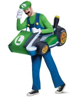 Spirit Halloween Adult Luigi Kart Inflatable Costume - Mario Kart 7 Spirit Halloween Adult Luigi Kart Inflatable Costume - Mario Kart -HALLOWEEN COSTUMES Sales 01394071 c