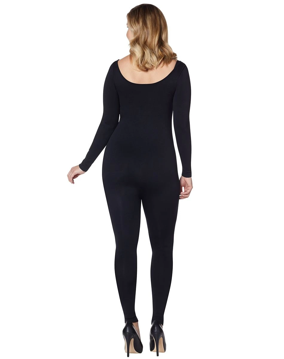Spirit Halloween Black Seamless Catsuit 7 Spirit Halloween Black Seamless Catsuit - Image 5