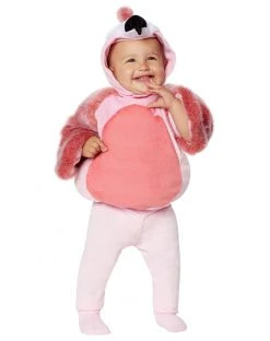 Spirit Halloween Baby Faux Fur Flamingo Costume -HALLOWEEN COSTUMES Sales 01394436 c