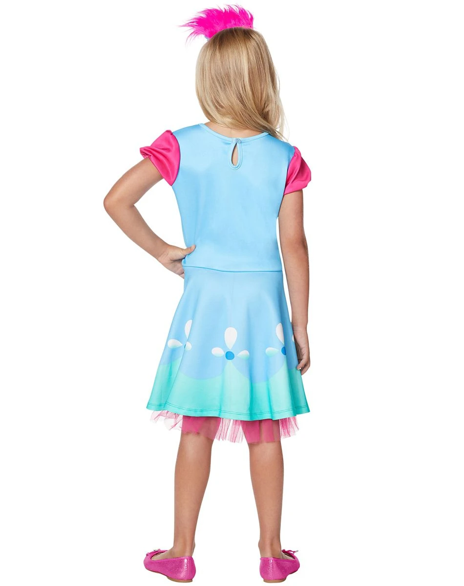 Spirit Halloween Kids Trolls Dress 4 Spirit Halloween Kids Trolls Dress - Image 2