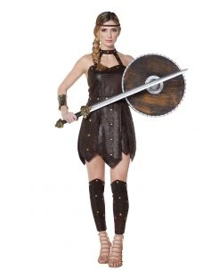 Spirit Halloween Adult Fierce Warrior Costume