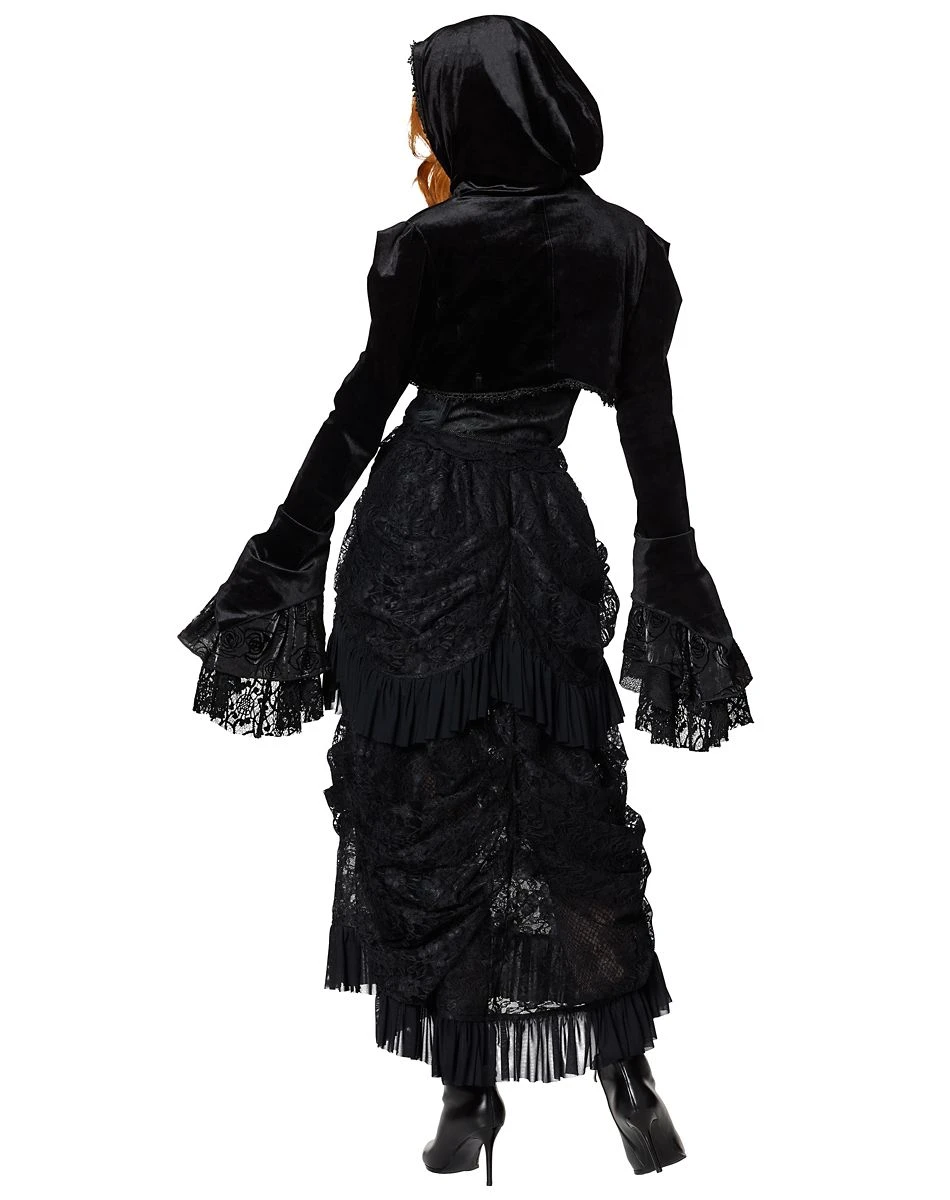 Spirit Halloween Hooded Capelet Jacket 4 Spirit Halloween Hooded Capelet Jacket - Image 2